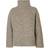 Selected Femme Slfgabriella Ls Knit High Neck Noos - Steel Gray