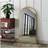 Living and Home Gold Floral Carved Metal Frame 60cm W x 120cm H Wall Mirror