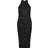 Yours Plus Size Sequin Tassle Halterneck Maxi Dress - Black