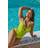 Yours Curve Women's Plus Size Shell Detail Swimsuit