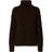 Selected Femme Slfgabriella Ls Knit High Neck Noos - Mörkbrun