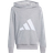 adidas Essentials Kids Hættetrøje - Medium Grey Heather/White
