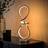 ValueLights Integrated LED Chrome Grey Table Lamp
