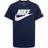 Nike Little Kid's Futura Evergreen T-shirt - Midnight Navy/White (86J575-B0H)