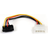 StarTech LP4-SATA Angle M-F 0.2m