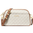 Michael Kors Jet Set Small Signature Logo Camera Crossbody Bag - Beige