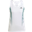 adidas Women's Adizero Archive Running Singlet - White/Preloved Teal