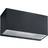 Norlys Asker Big Down Black Wall Flush Light 30.2cm
