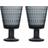 Iittala Kastehelmi Dark Grey Drinking Glass 26cl 2pcs