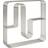 AYTM Curva Silver Shelving System 45x45cm