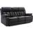 More4Homes Deneka Black Sofa 211cm 3 Seater