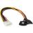 StarTech 4 Pin LP4 -Dual Sata Adapter M-F 0.3m