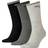 Puma Crew Sock Stripe 3-pack - Black/Grey
