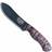 ESEE JG5 Fixed Blade Burgundy Linen Sheath Knife