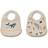 Liewood Tilda Printed Bib 2-pack Sea Creature/Sandy