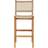 House Nordic Derby Teak Polyrattan Brun Barstol