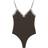 Pull&Bear Balconette Bodystocking Med Stropper Og Blonder - Brown