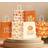 Shein Thanksgiving Pumpkin Maple Leaf Kraft Gift Bags 25Pcs