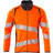 Mascot 19184-781 Accelerate Safe Sweatshirt with Zipper - Hi-Vis Orange/Dark Navy