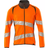 Mascot 19184-781 Accelerate Safe Sweatshirt with Zipper - Hi-Vis Orange/Dark Anthracite