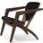 Getama Butterfly GE460 Stol Valnød Sort Læder Loungestol 68cm