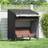 vidaXL Outdoor Swing Cover Black 135 x 100 x 165 cm