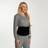OHS Adjustable Ribbed Hot Water Bottle Belt Black