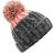 Beechfield Apres Beanie - Graphite Grey/Blush
