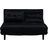 Venture Home Vicky Hopfällbar Bäddsoffa Dubbel Svart Soffa 190cm 2-sits