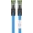 Goobay CAT 8.1 S/FTP (PiMF) RJ45 - RJ45 Patch Cord M-M Blue 1m