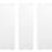 String Nisse White Shelving System 58x2cm 3pcs