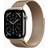 Apple Watch Series 11, Titanium, 46mm, GPS + Cellular, Milanese Loop Gold