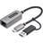 StarTech USB-C to Ethernet Adapter with USB-A Adapter