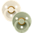 Bibs Colour Pacifier Latex Round Size 2 2-pack Sage/Ivory