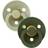 Bibs Colour Pacifier Latex Round Size 2 2-pack Sage/Hunter Green