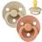 Bibs Colour Sut Naturgummi Str. 2 6-18m 2-pak