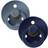 Bibs Colour Sut Naturgummi Str. 2 6-18m 2-pak