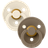 Bibs Colour Pacifier Latex Round Size 2 2-pack Dark Oak/Ivory