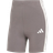 adidas Essentials 3-Stripes High Waisted Biker Shorts - Grey Strata/White