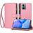 GANGXUN Pink Pu Leather Handbag Cover Case