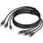 StarTech 6ft Dual DP USB KVM Cable 1.8m 1.8m
