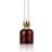 Karlskrona Lampfabrik Kungsholmen Brown Oil Lamp 38cm