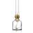 Karlskrona Lampfabrik Kungsholmen Clear/Brass Oil Lamp 38cm