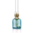 Karlskrona Lampfabrik Kungsholmen Aquamarin Oil Lamp 38cm