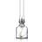 Karlskrona Lampfabrik Kungsholmen Clear/Nickel Oil Lamp 38cm