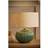 ValueLights Rebecca Green Ribbed Ceramic Dark Green Table Lamp