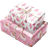 Shein 12pcs Pink Christmas Gift Wrapping Paper