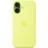 Apple Silicone Case with MagSafe for iPhone 17 Neon Yellow