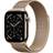 Apple Watch Series 11, Titanium, 42mm, GPS + Cellular, Milanese Loop Gold
