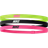 Nike Hårband 3-pack Neon Gul/Svart/Rosa